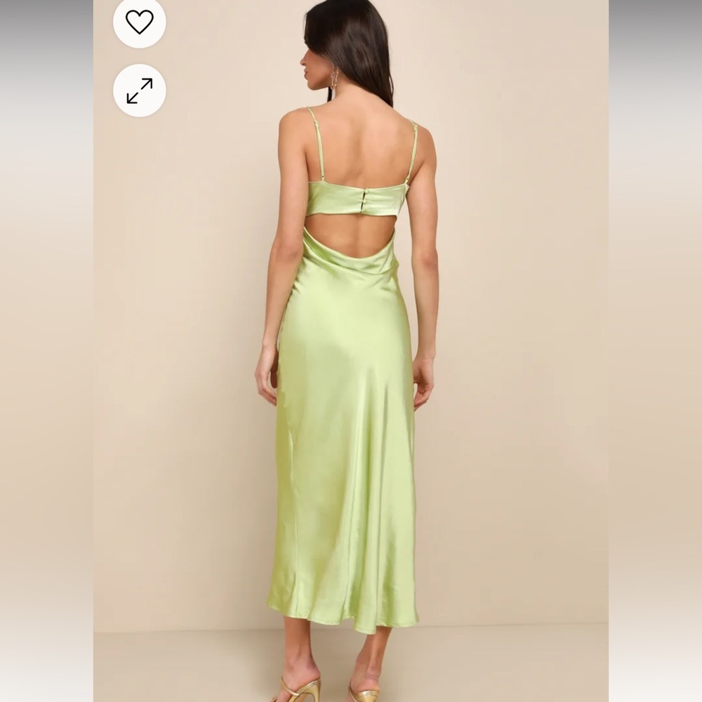 Lulus satin dress